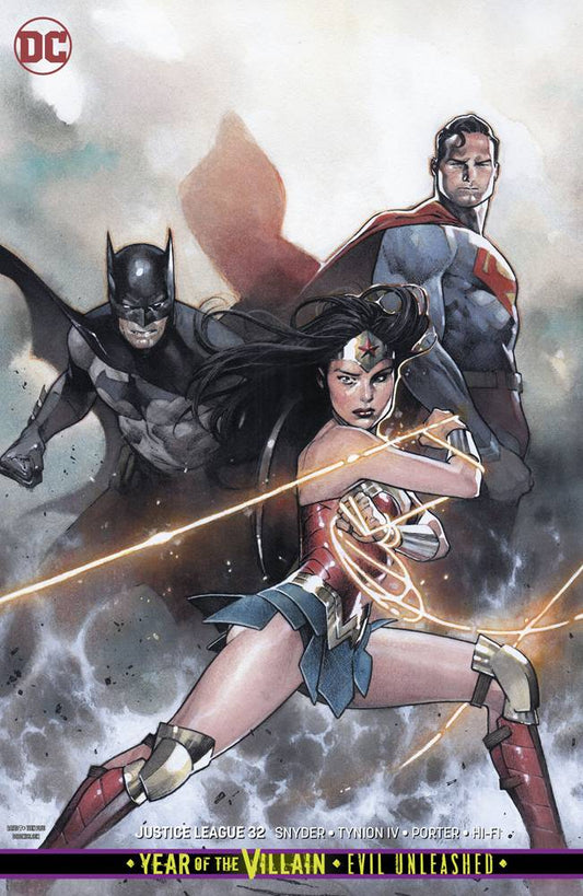 DC COMICS DC COMICS JUSTICE LEAGUE #32 CARD STOCK VAR ED