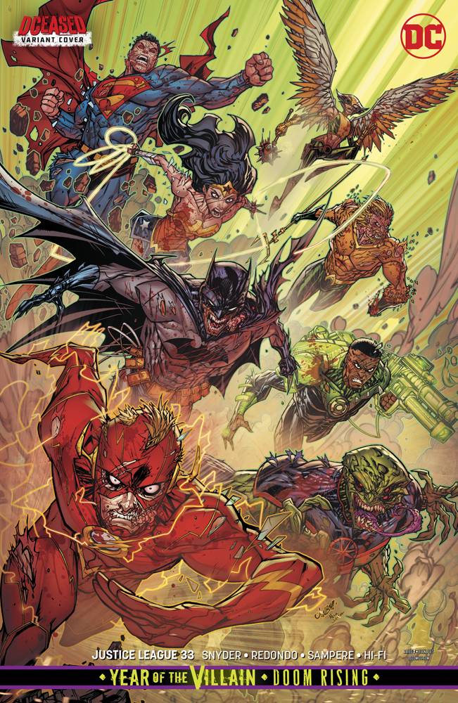 DC COMICS DC COMICS JUSTICE LEAGUE #33 CARD STOCK VAR ED