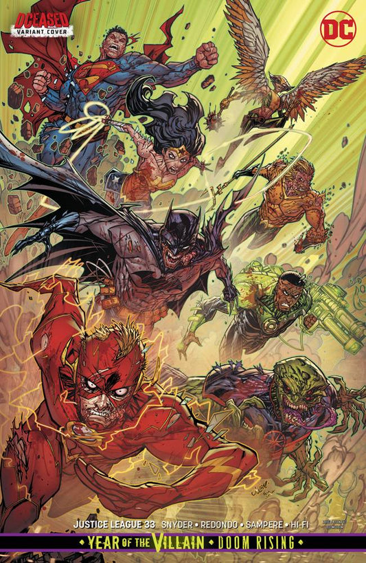 DC COMICS DC COMICS JUSTICE LEAGUE #33 CARD STOCK VAR ED