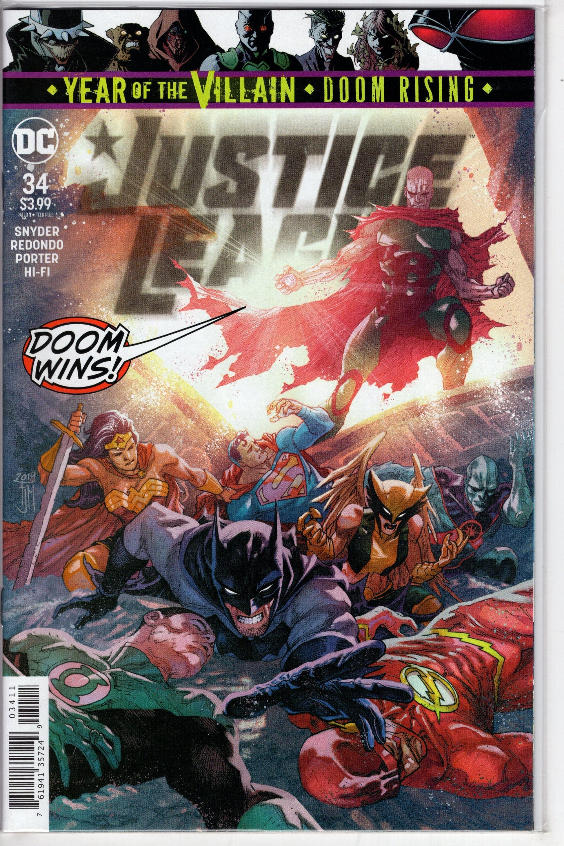 DC COMICS DC COMICS JUSTICE LEAGUE #34  YOTV