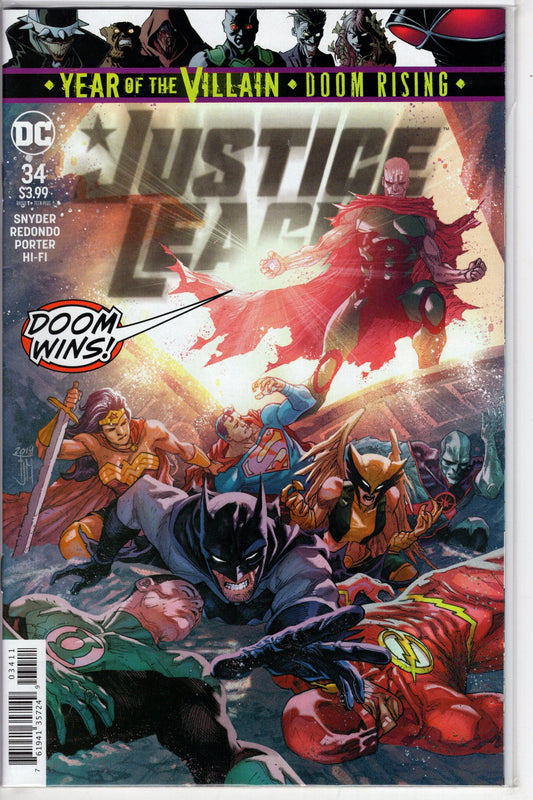 DC COMICS DC COMICS JUSTICE LEAGUE #34  YOTV