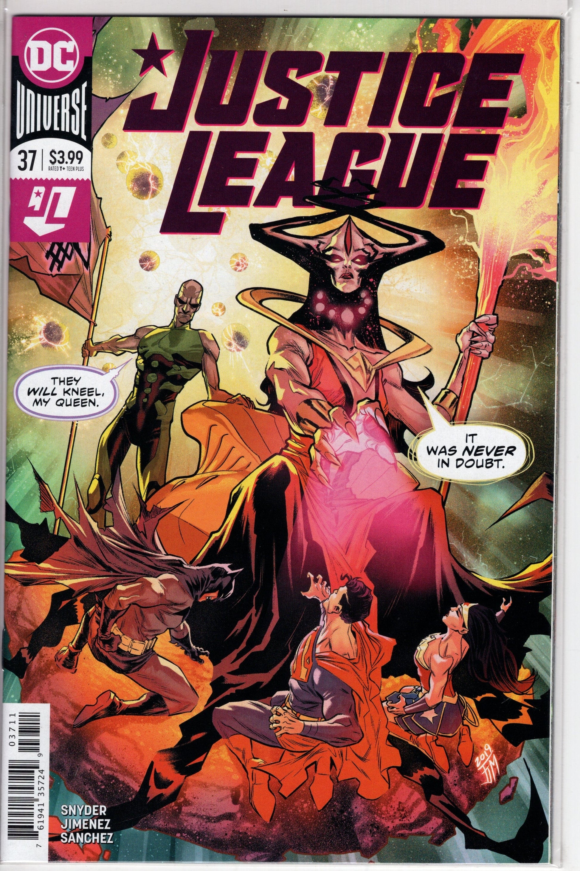 DC COMICS DC COMICS JUSTICE LEAGUE #37