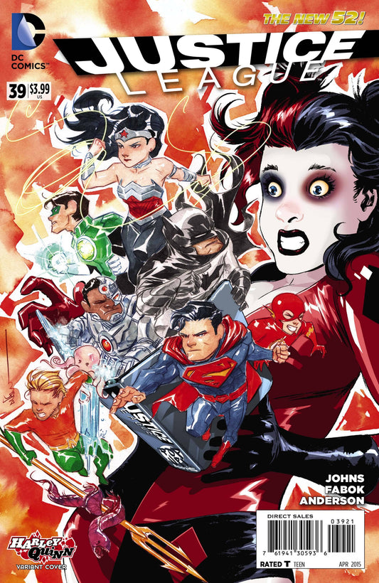 Dc Comics dc comics JUSTICE LEAGUE #39 HARLEY QUINN VAR ED