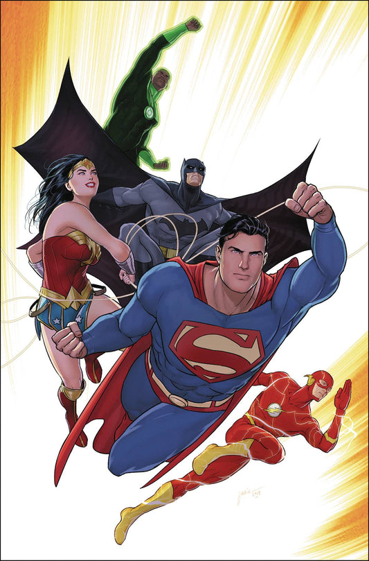 DC COMICS DC COMICS JUSTICE LEAGUE #42 CARD STOCK MIKEL JANIN VAR ED