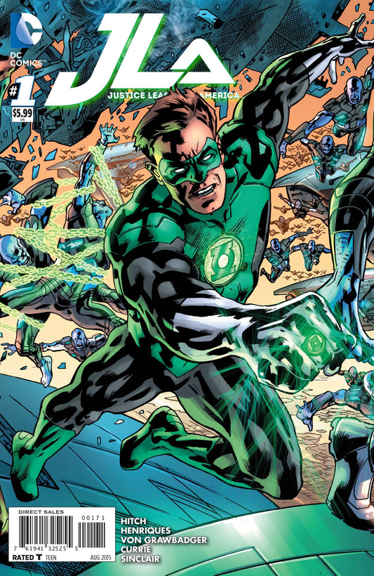 Dc Comics Dc Comics JUSTICE LEAGUE OF AMERICA #1 GREEN LANTERN VAR ED
