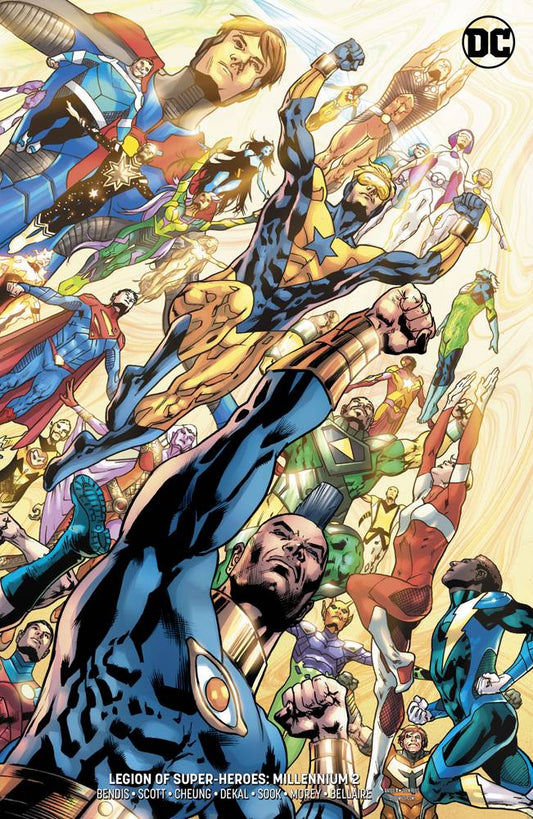 DC COMICS DC COMICS LEGION OF SUPER HEROES MILLENNIUM #2 (OF 2) CARD STOCK VAR E