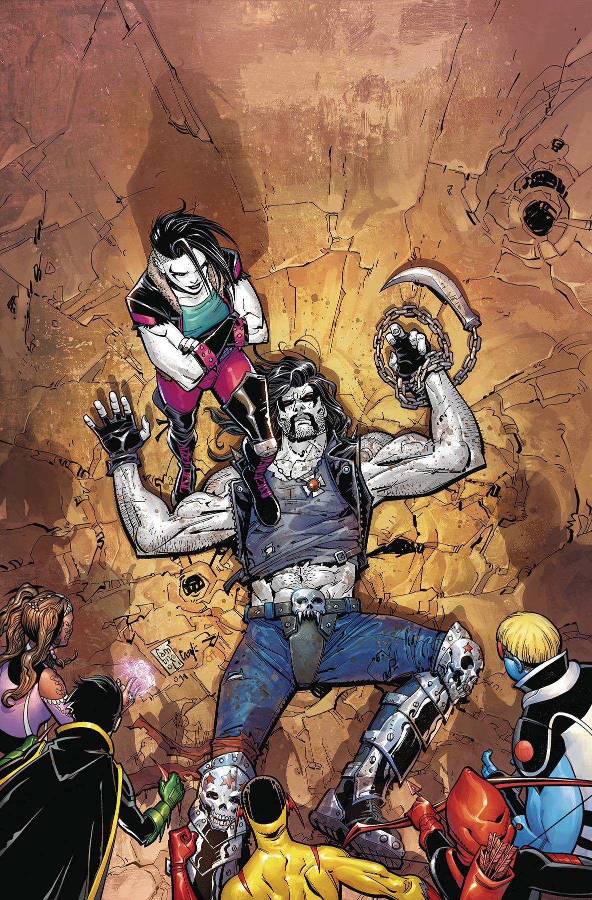 DC COMICS DC COMICS TEEN TITANS #32 CARD STOCK VAR ED YOTV THE OFFER