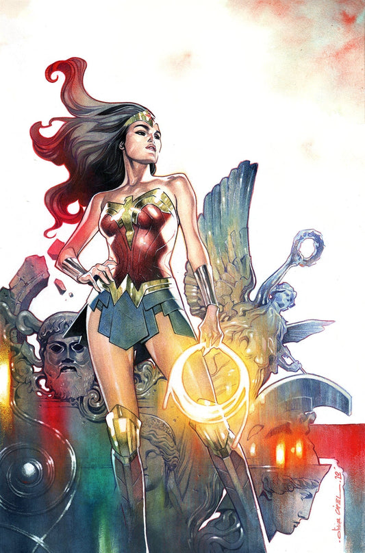 DC COMICS DC COMICS WONDER WOMAN #757 CARD STOCK OLIVIER COIPEL VAR ED