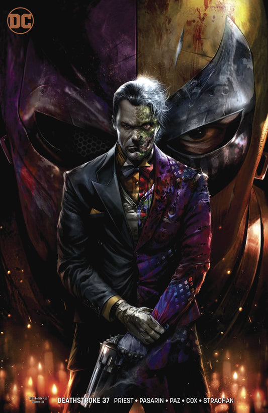 DC COMICS DEATHSTROKE #37 VAR ED (ARKHAM)