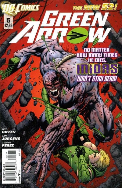 DC COMICS Green Arrow 2011-2016 GREEN ARROW #5