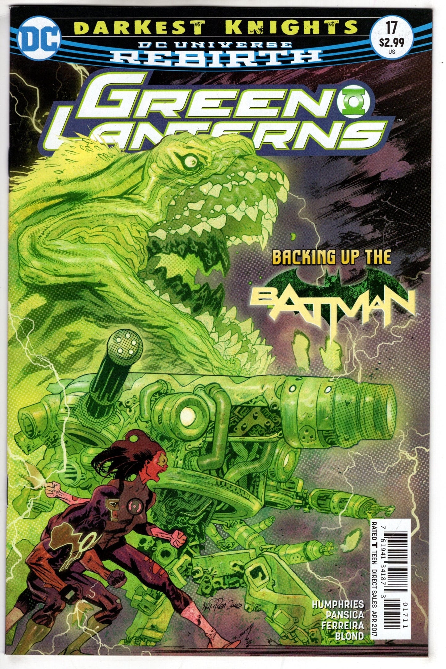 DC COMICS GREEN LANTERNS #17
