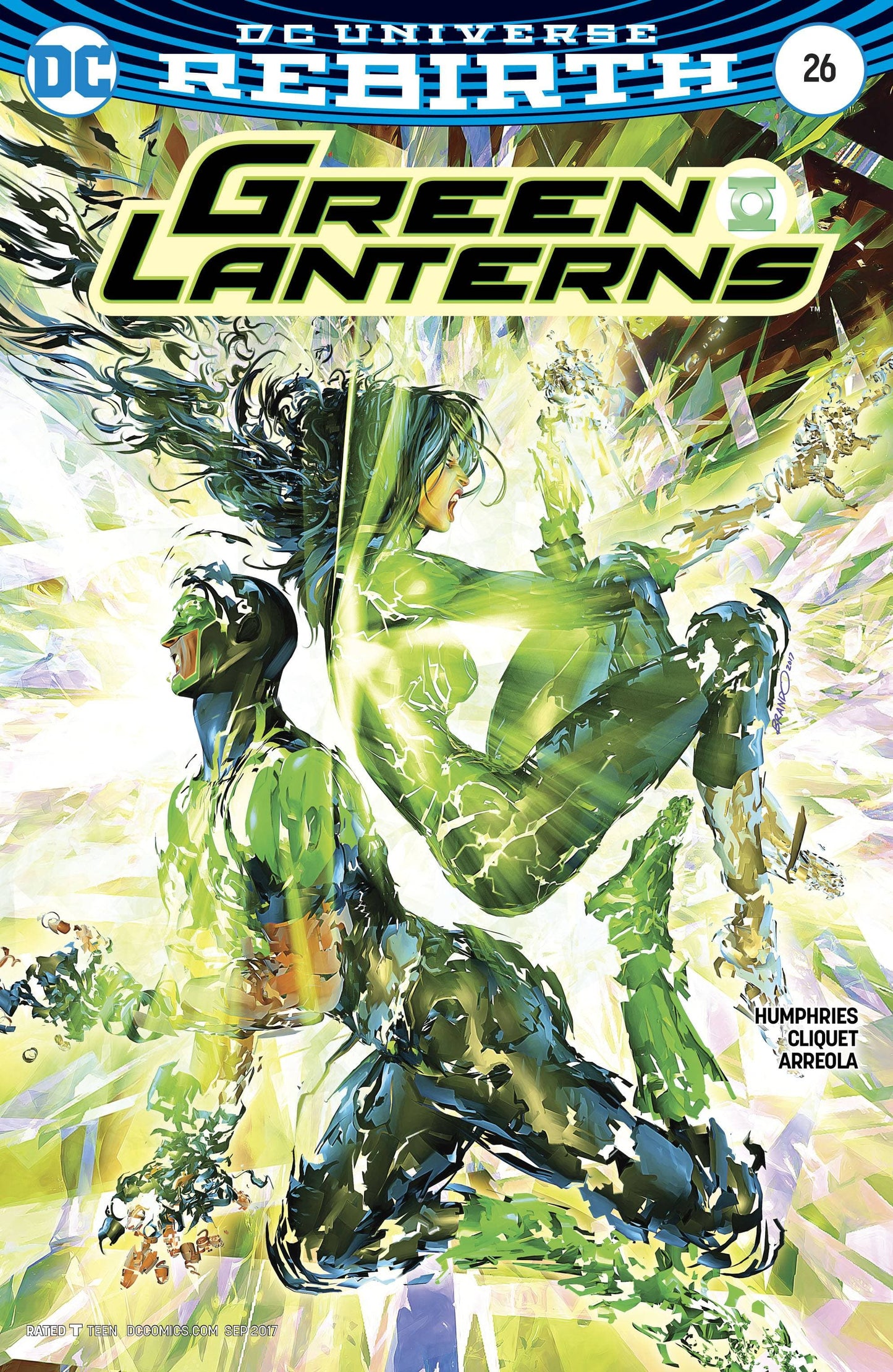 DC COMICS GREEN LANTERNS #26 VAR ED