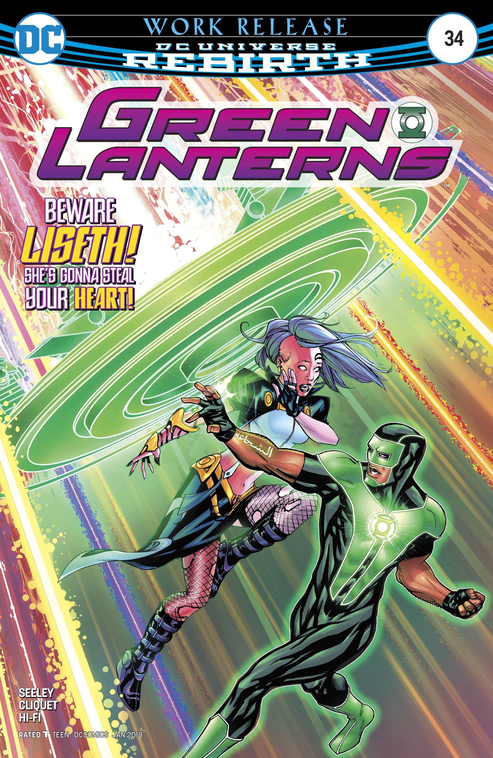 DC COMICS GREEN LANTERNS #34