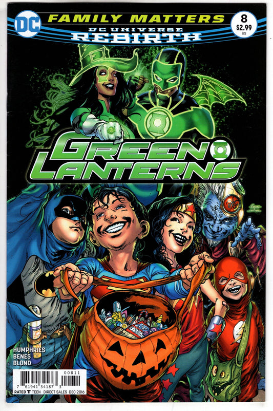 DC COMICS GREEN LANTERNS #8
