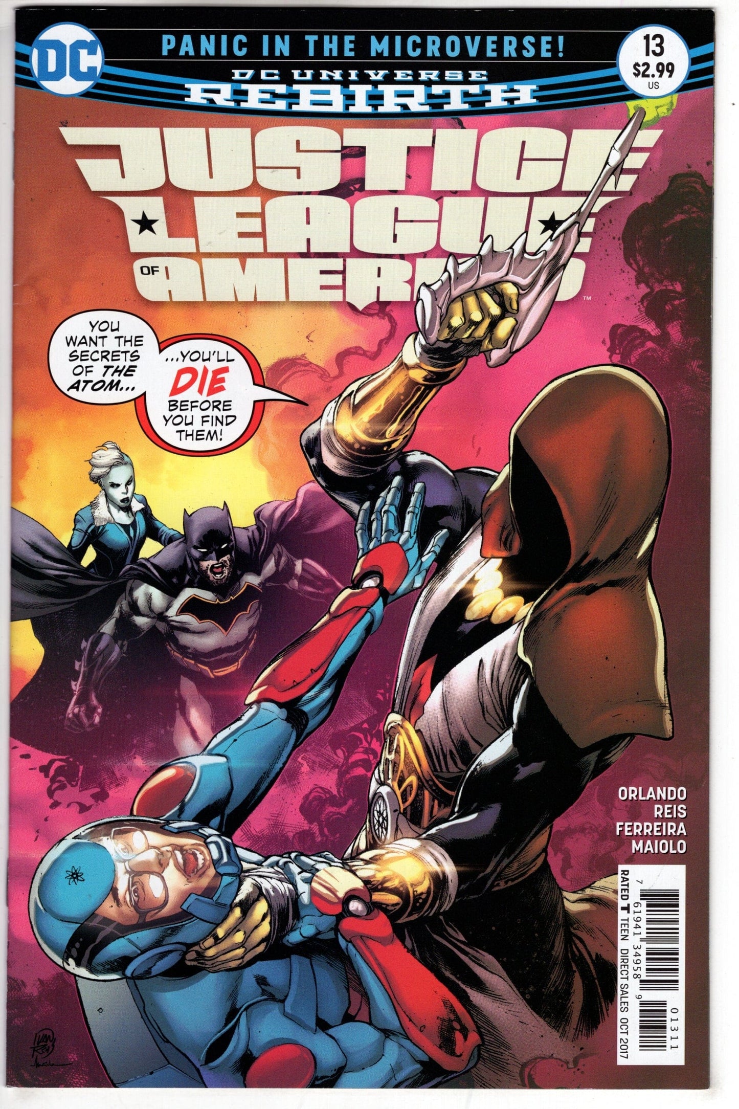 DC COMICS JUSTICE LEAGUE OF AMERICA #13