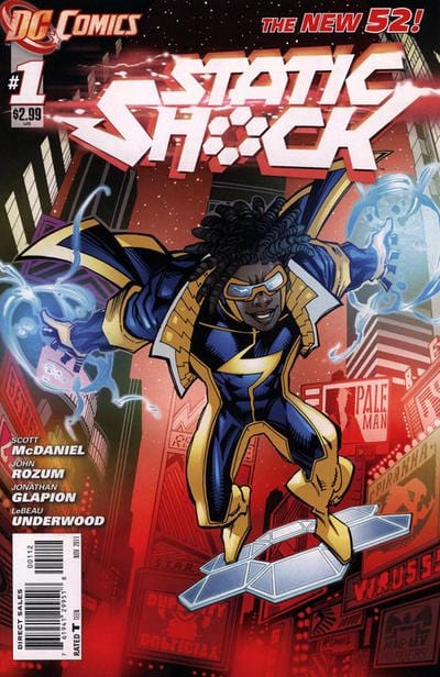 DC COMICS STATIC SHOCK (2011-2012) STATIC SHOCK #1 2ND PTG