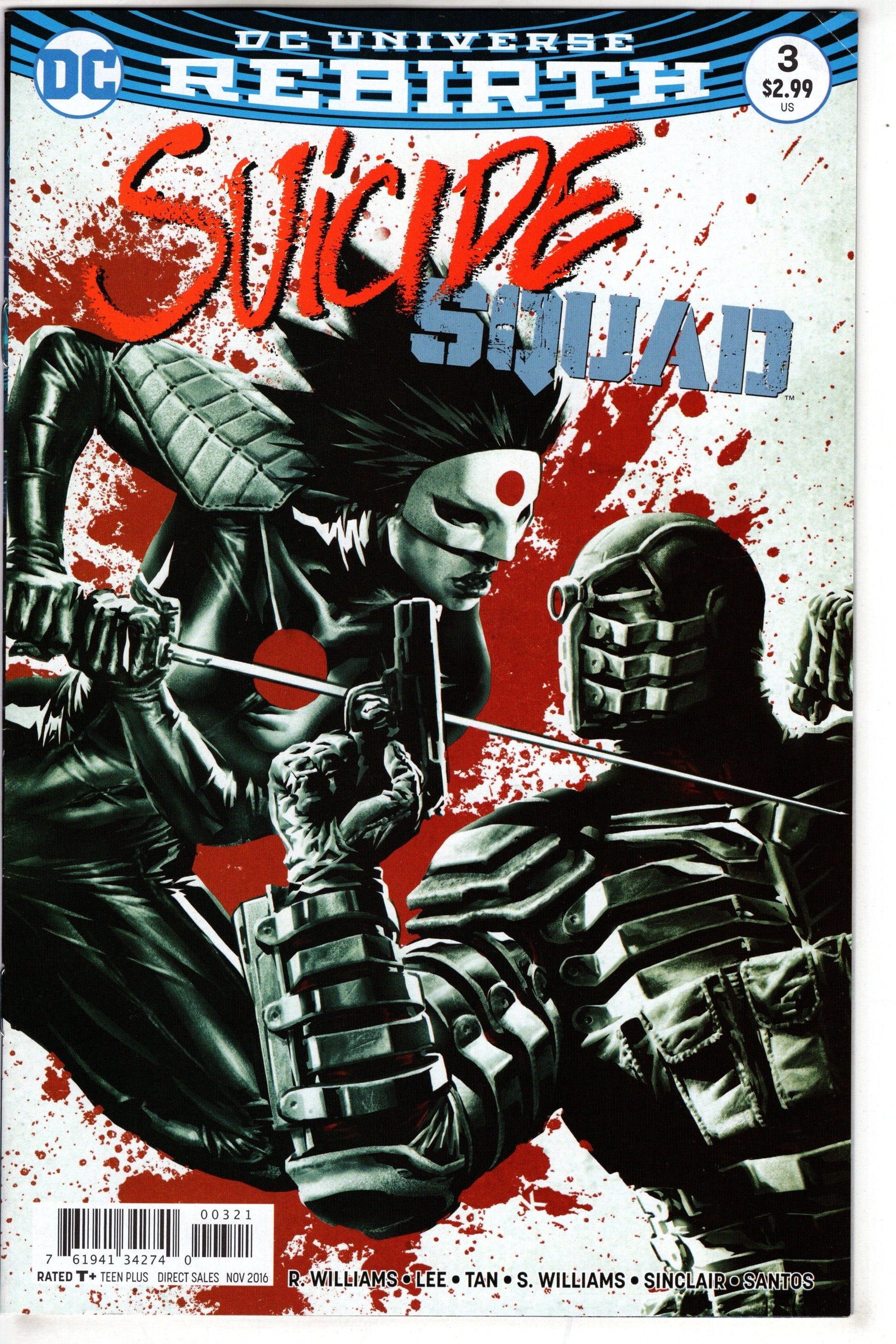 DC COMICS SUICIDE SQUAD #3 VAR ED