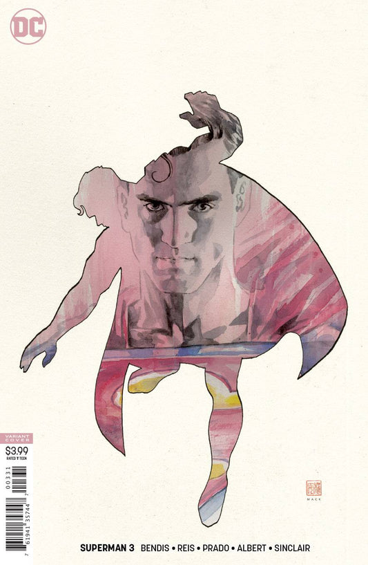 DC COMICS SUPERMAN #3 MACK VAR ED