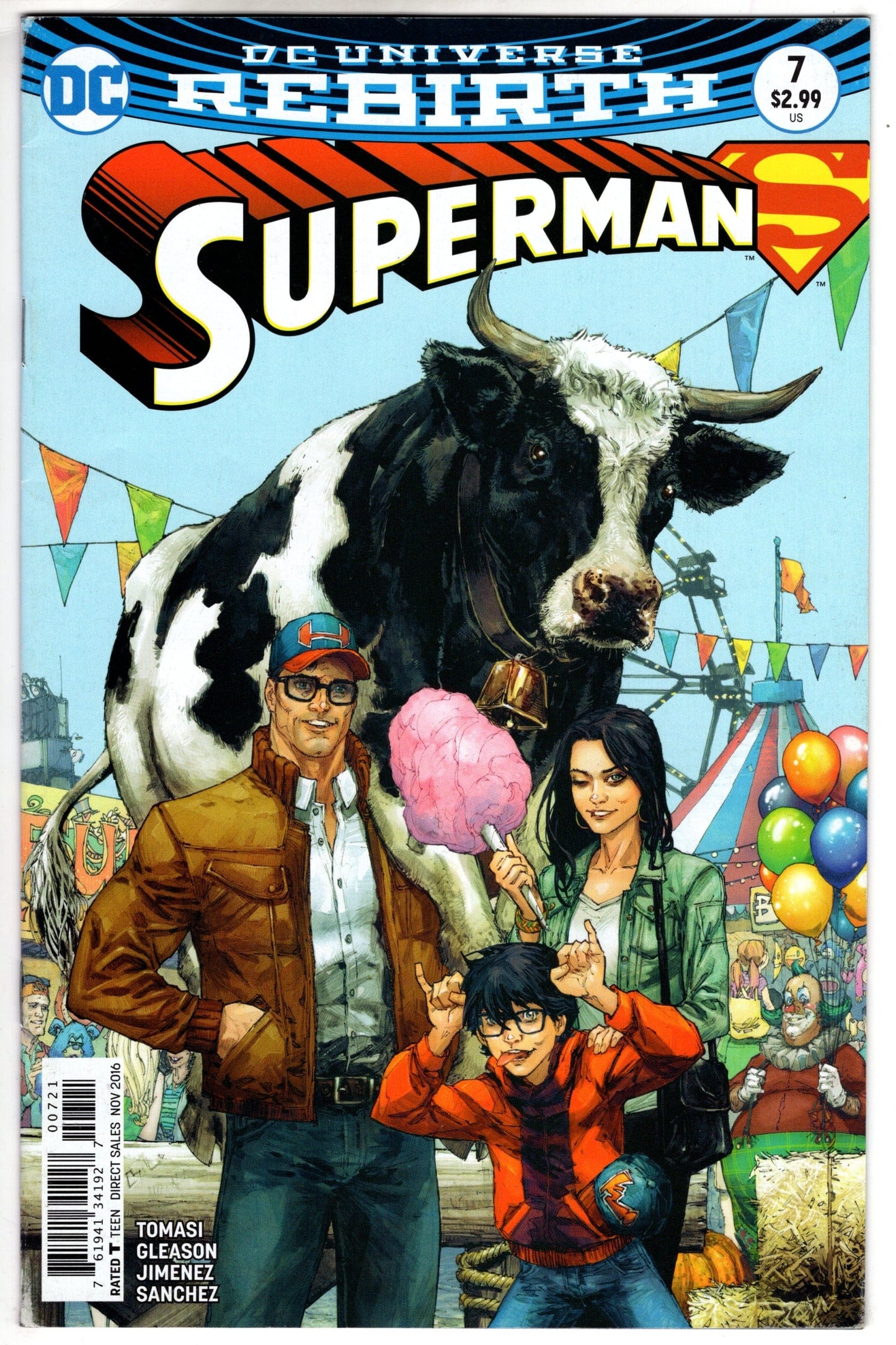 DC COMICS SUPERMAN #7 VAR ED