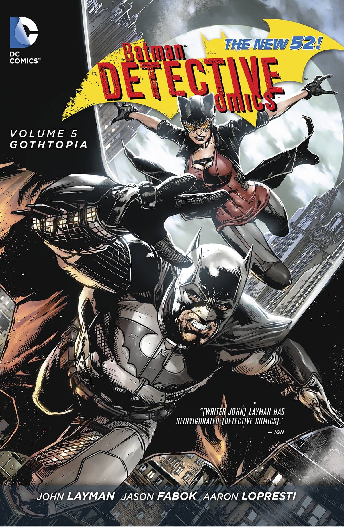 DC COMICS TRADE BATMAN DETECTIVE COMICS TP VOL 05 GOTHTOPIA (N52)
