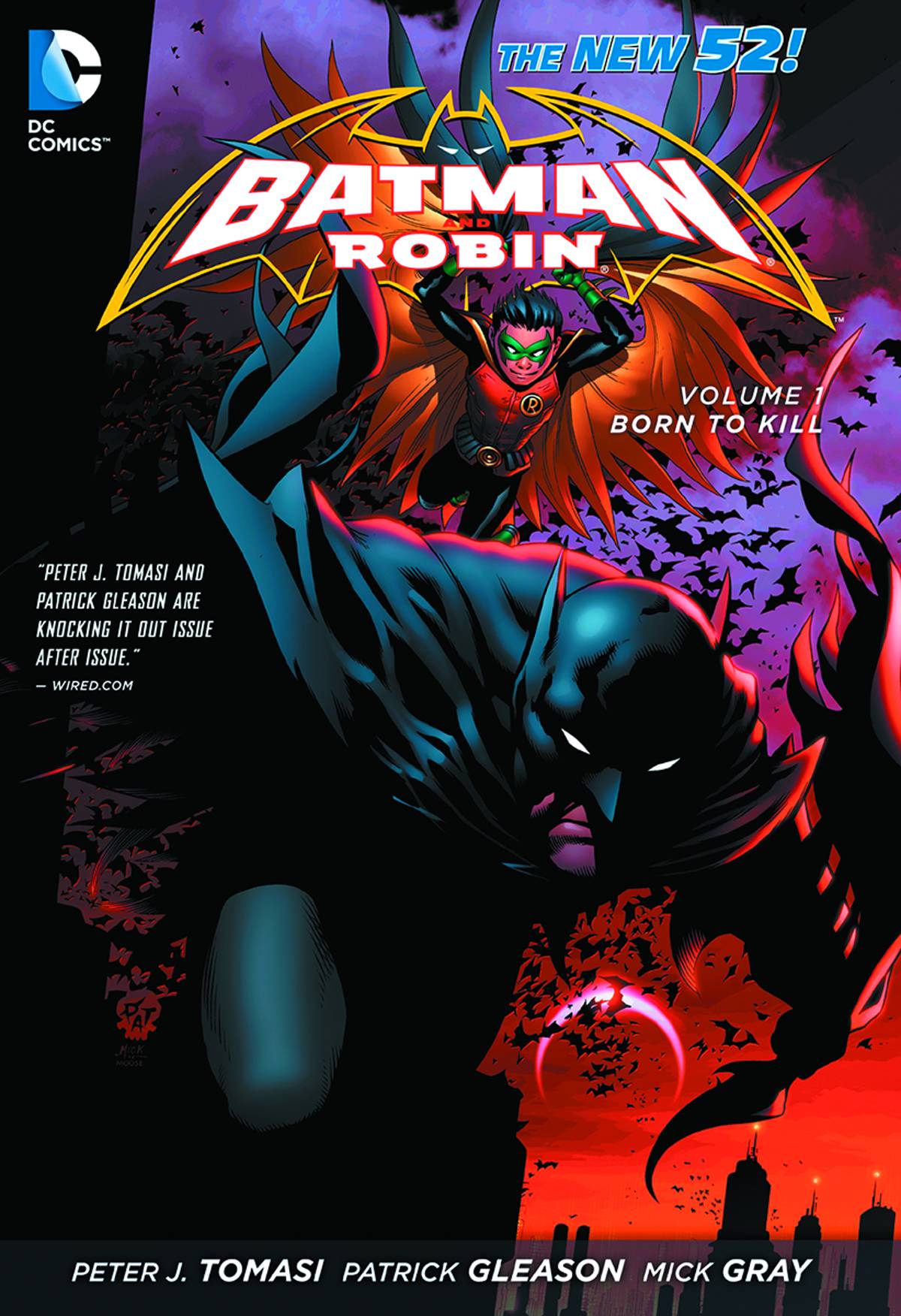 DC COMICS trade BATMAN & ROBIN TP VOL 01 BORN TO KILL (N52)