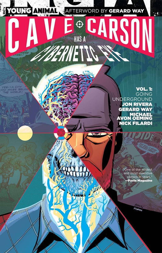 DC COMICS trade CAVE CARSON HAS A CYBERNETIC EYE TP VOL 01 GOING UNDERGROUND
