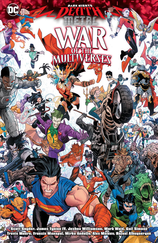 DC COMICS trade DARK NIGHTS DEATH METAL WAR OF MULTIVERSES GN
