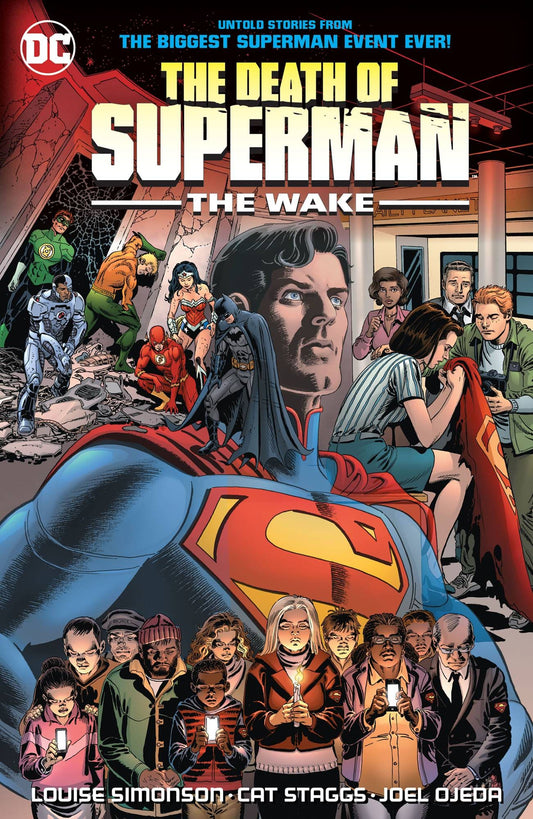 DC COMICS trade DEATH OF SUPERMAN THE WAKE TP