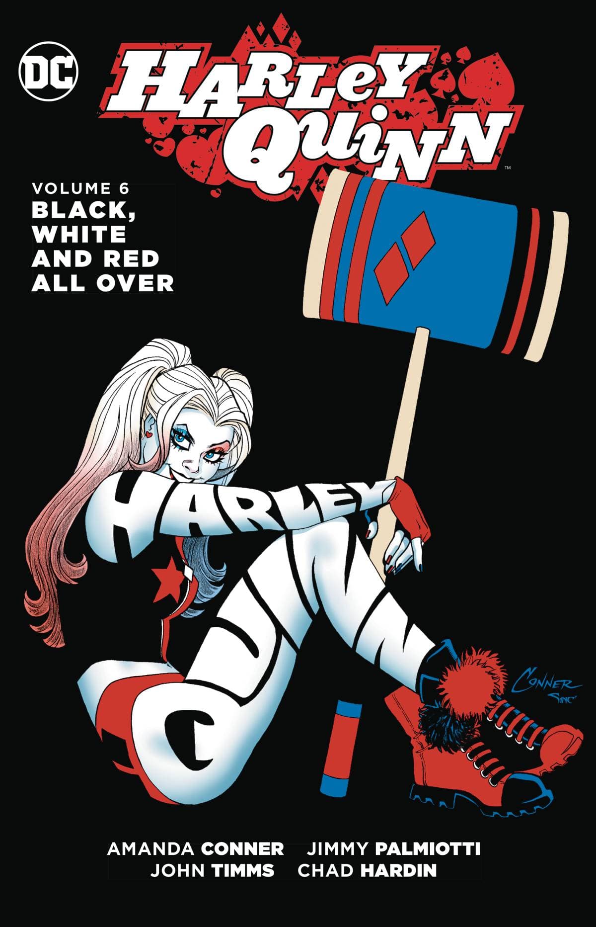 DC COMICS TRADE HARLEY QUINN TP VOL 06 BLACK WHITE & RED ALL OVER