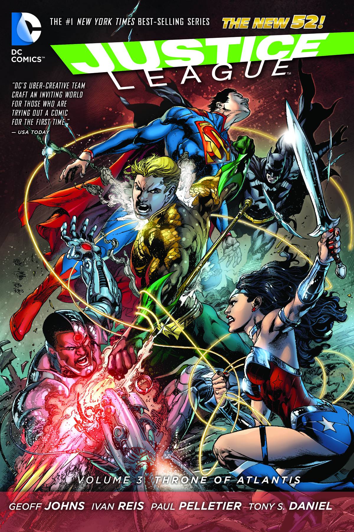 DC COMICS TRADE JUSTICE LEAGUE TP VOL 03 THRONE OF ATLANTIS (N52)