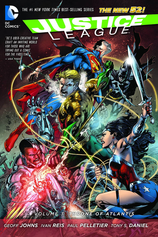 DC COMICS TRADE JUSTICE LEAGUE TP VOL 03 THRONE OF ATLANTIS (N52)