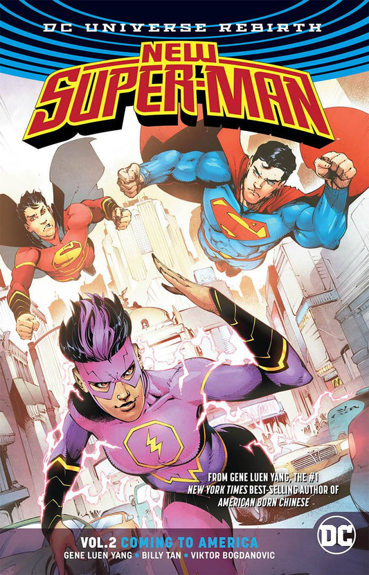 DC COMICS TRADE NEW SUPER MAN TP VOL 02 COMING TO AMERICA (REBIRTH)