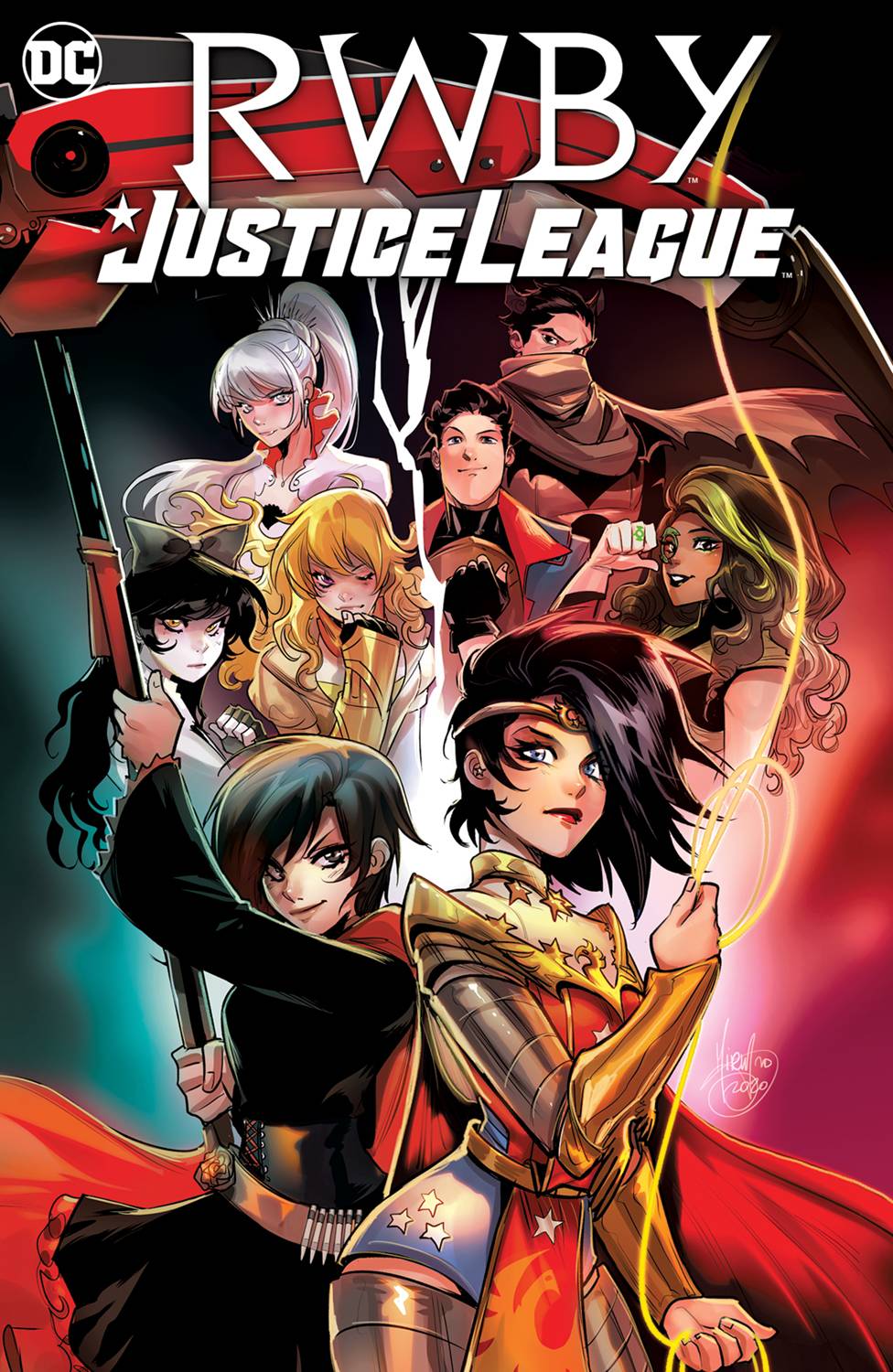 DC COMICS TRADE RWBY JUSTICE LEAGUE TP