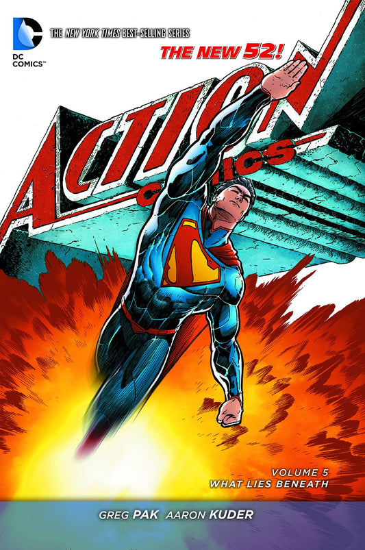 DC COMICS TRADE SUPERMAN ACTION COMICS TP VOL 05 WHAT LIES BENEATH (N52)