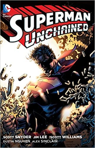 DC COMICS TRADE SUPERMAN UNCHAINED DELUXE ED HC