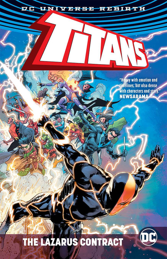 DC COMICS TRADE TITANS THE LAZARUS CONTRACT HC