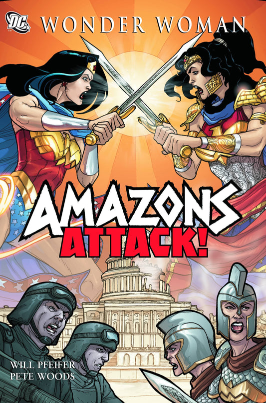 DC COMICS TRADE WONDER WOMAN AMAZONS ATTACK SC