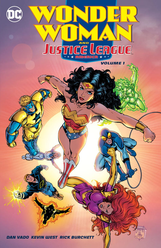 DC COMICS TRADE WONDER WOMAN & THE JUSTICE LEAGUE AMERICA TP VOL 01