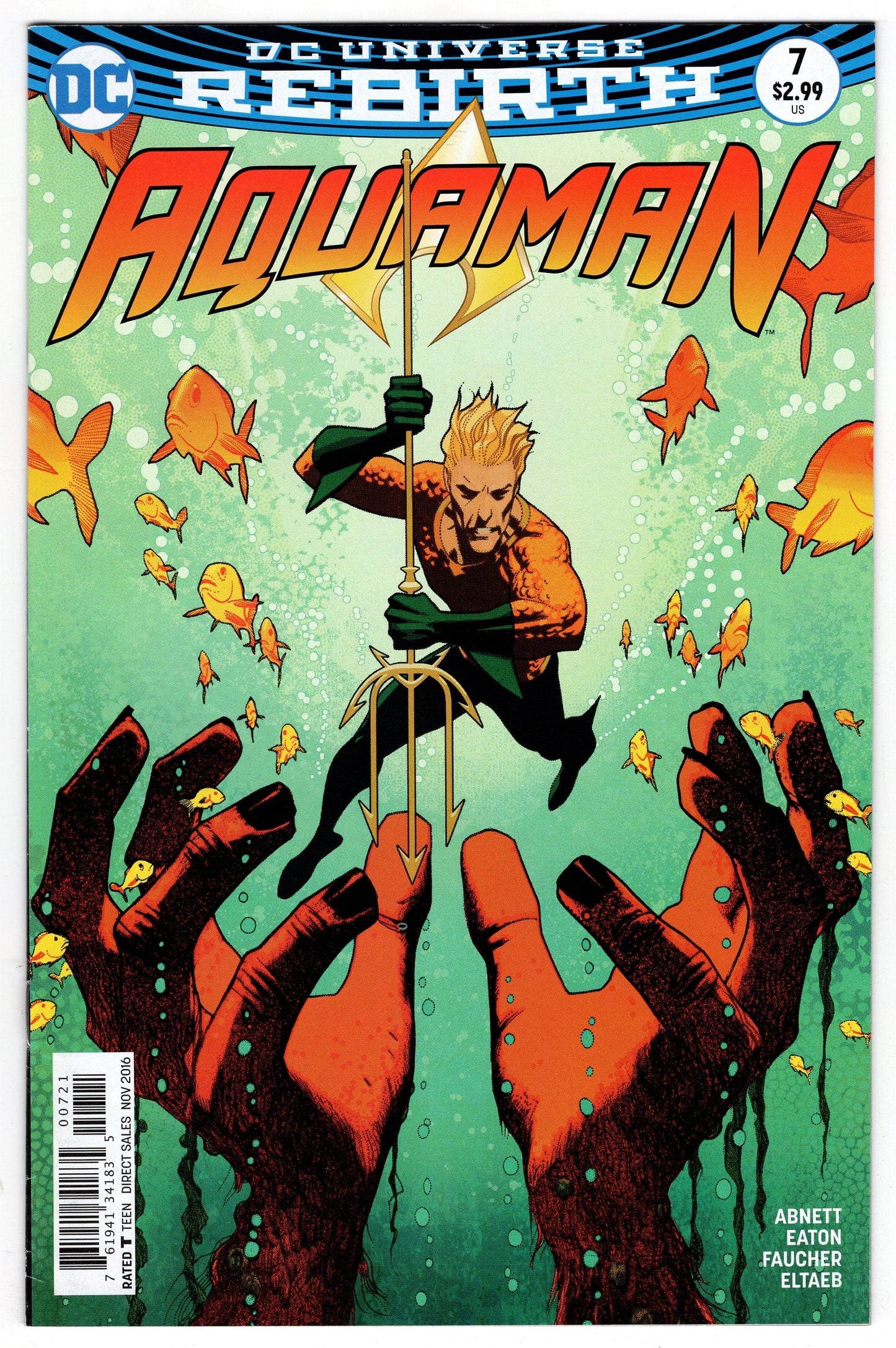 DC COMICS VF+ AQUAMAN #7 VAR ED