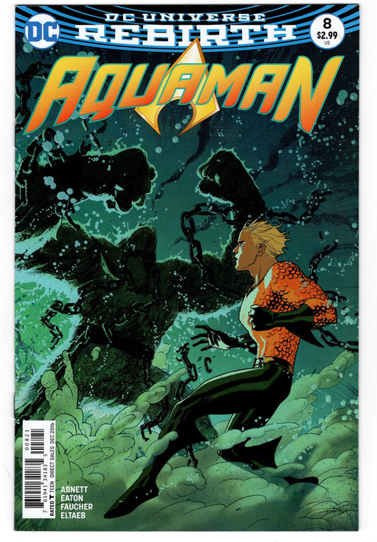 DC COMICS VF+ AQUAMAN #8 VAR ED