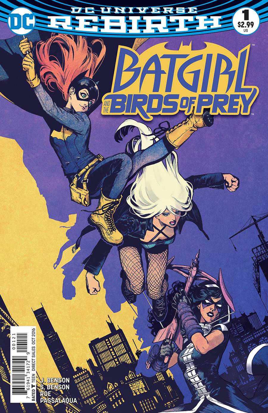 DC COMICS VF/NM BATGIRL AND THE BIRDS OF PREY #1 VAR ED