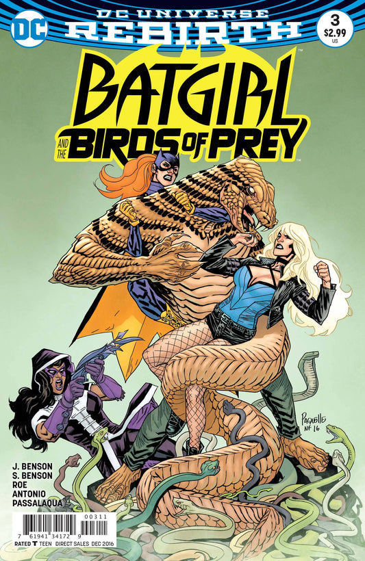 DC COMICS VF/NM BATGIRL AND THE BIRDS OF PREY #3