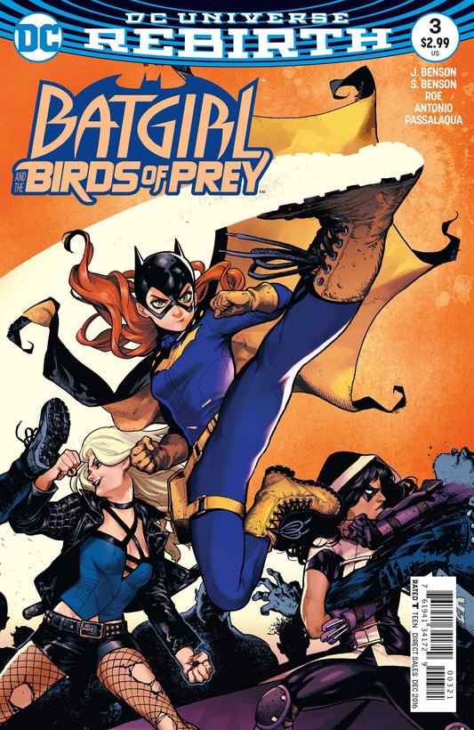 DC COMICS VF/NM BATGIRL AND THE BIRDS OF PREY #3 VAR ED