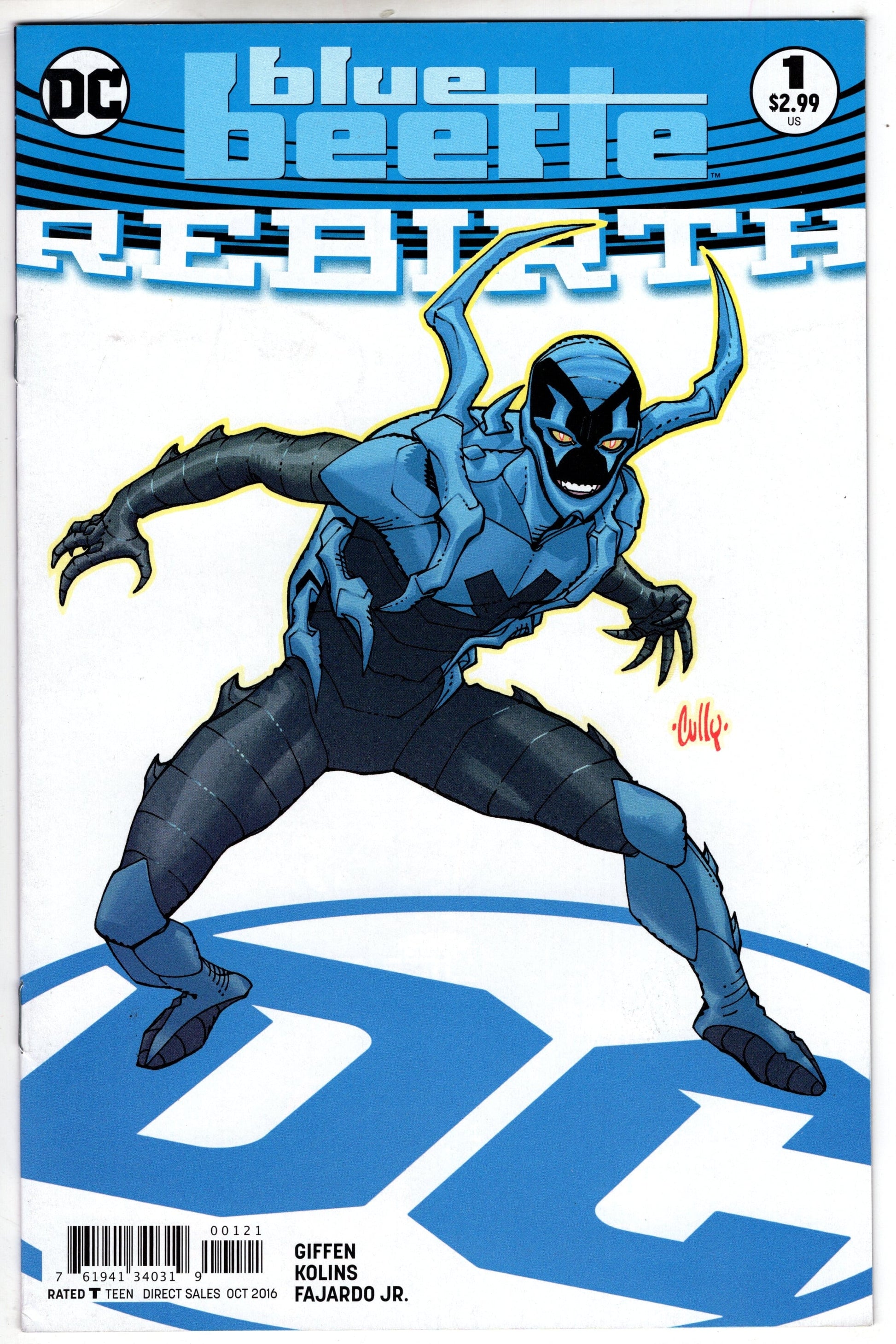 DC COMICS VF/NM BLUE BEETLE REBIRTH #1 VAR ED