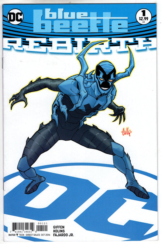 DC COMICS VF/NM BLUE BEETLE REBIRTH #1 VAR ED