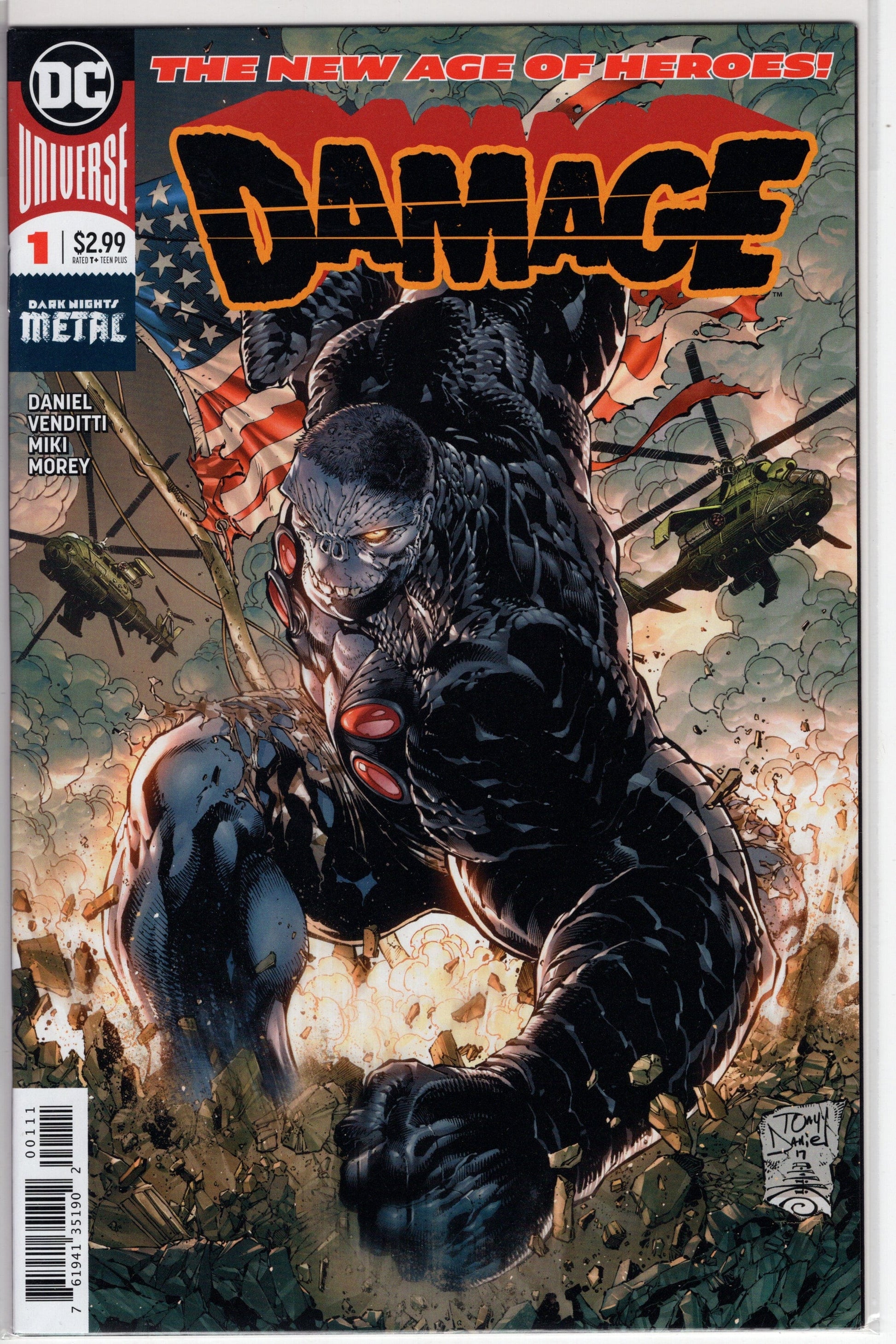 DC COMICS VF/NM DAMAGE #1