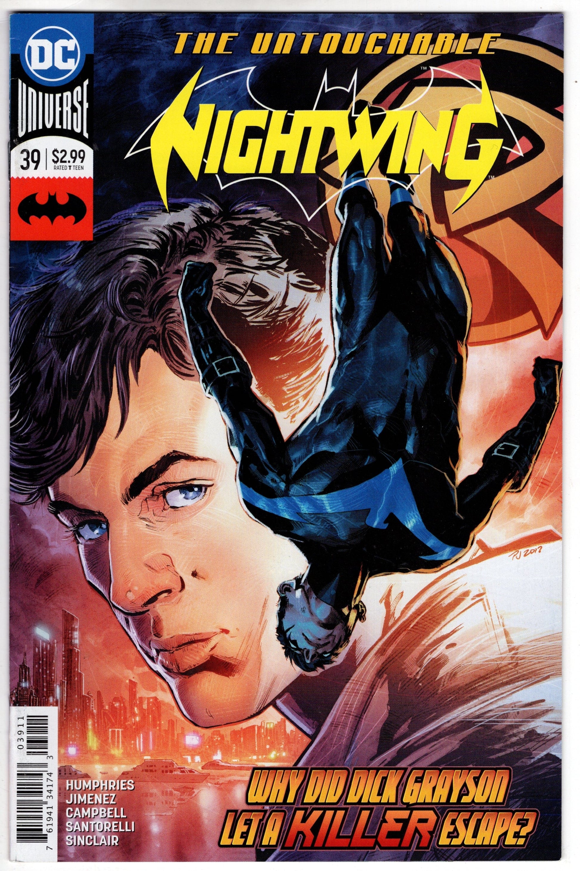DC COMICS VF/NM NIGHTWING #39