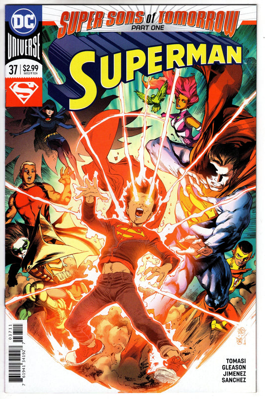 DC COMICS VF/NM SUPERMAN #37 (SONS OF TOMORROW)
