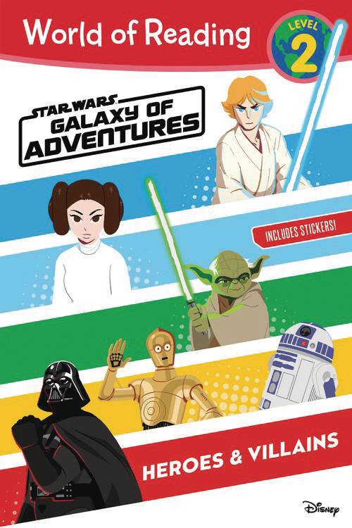 DISNEY LUCASFILM PRESS KIDS WORLD OF READING STAR WARS GALAXY OF ADV HEROES & VILLAINS