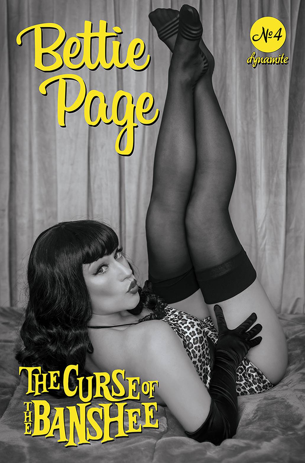 DYNAMITE COMIC BOOK BETTIE PAGE & CURSE OF THE BANSHEE #4 CVR G 15 COPY INCV COS